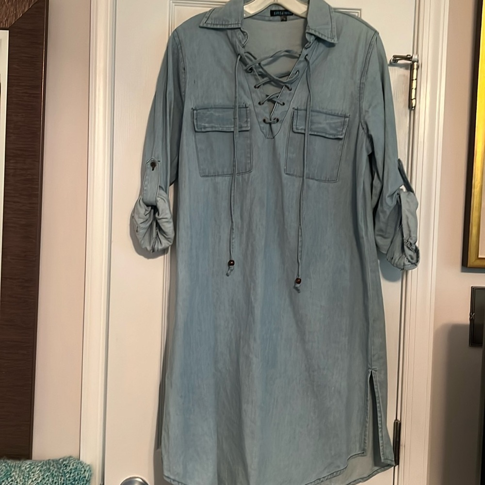 Bella Moda Denin Dress, L